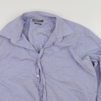 Sfera Mens Blue    Button-Up Size L