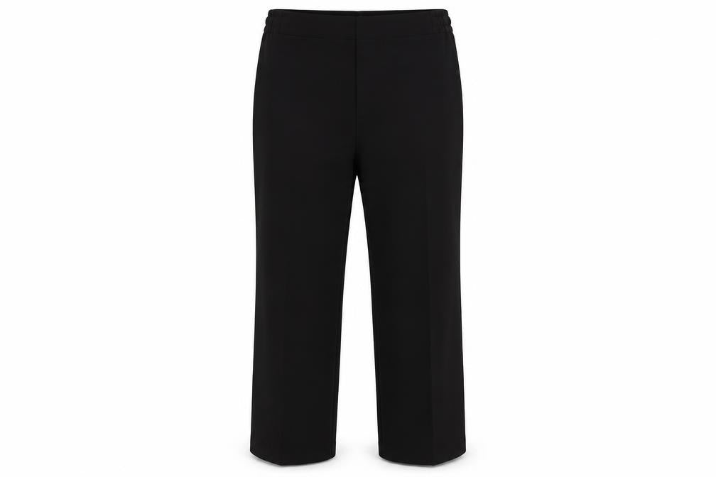 Womens UK Size 16 Preworn Regular Fit  Black Trousers