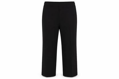 Womens UK Size 16 Preworn Regular Fit  Black Trousers