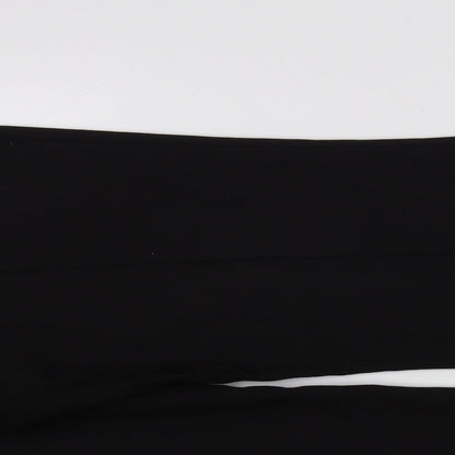Womens UK Size 16 Preworn Regular Fit  Black Trousers