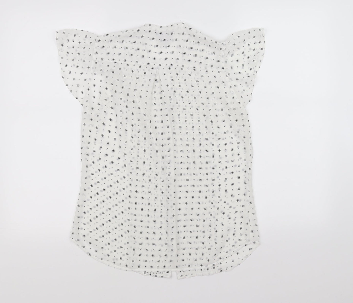 Womens UK Size 36 H&M White Basic Blouse