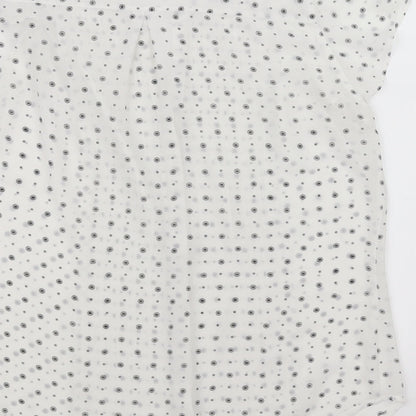 Womens UK Size 36 H&M White Basic Blouse