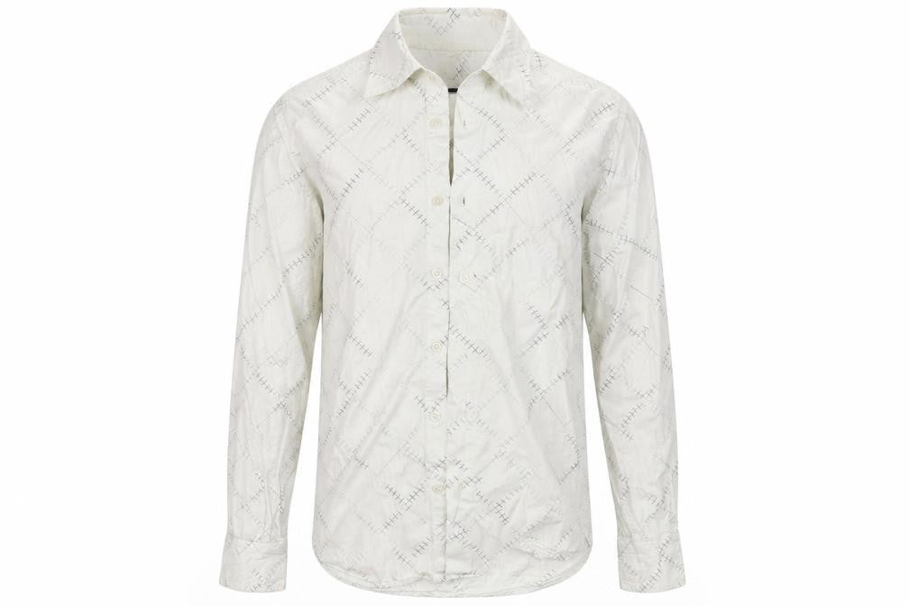 Mens UK Size S Burton White  Button-Up Long Sleeve Casual Shirt