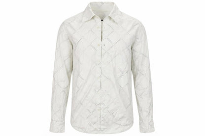 Mens UK Size S Burton White  Button-Up Long Sleeve Casual Shirt