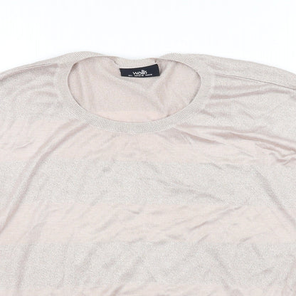 Wallis Womens Pink   Pullover Sweatshirt Size L