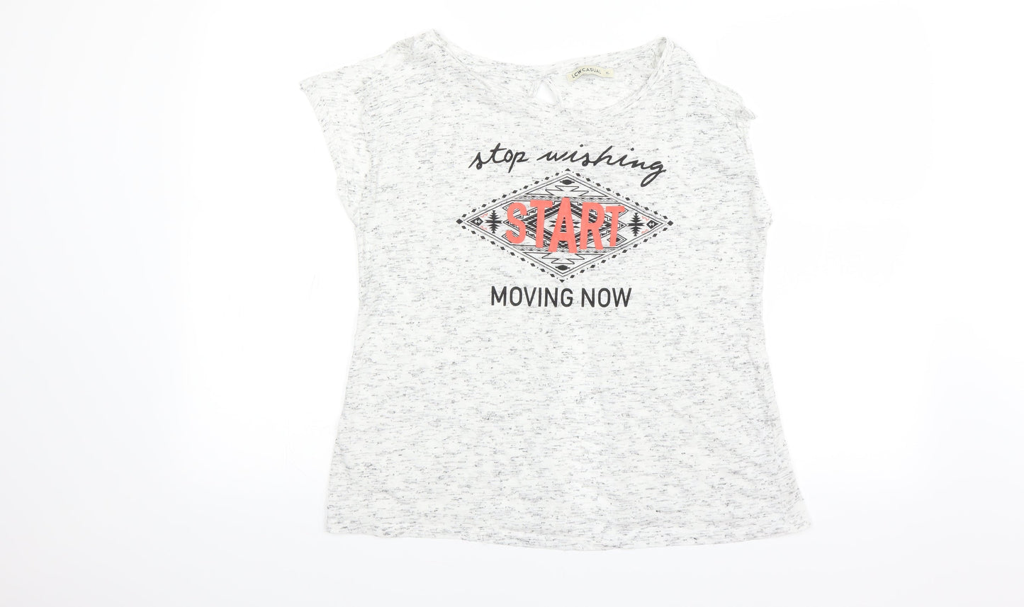 low casual Womens White    Tank Size 18