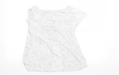 low casual Womens White    Tank Size 18