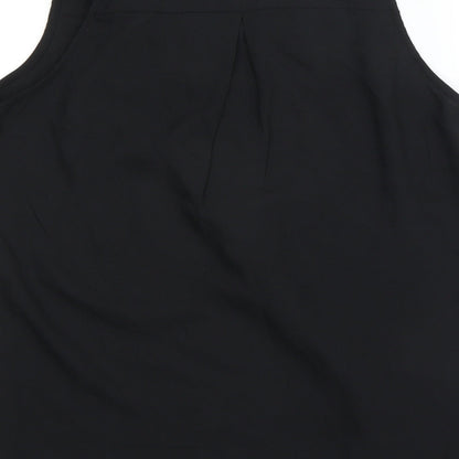 Fiona & Co Womens Black Houndstooth   Tank Size 8