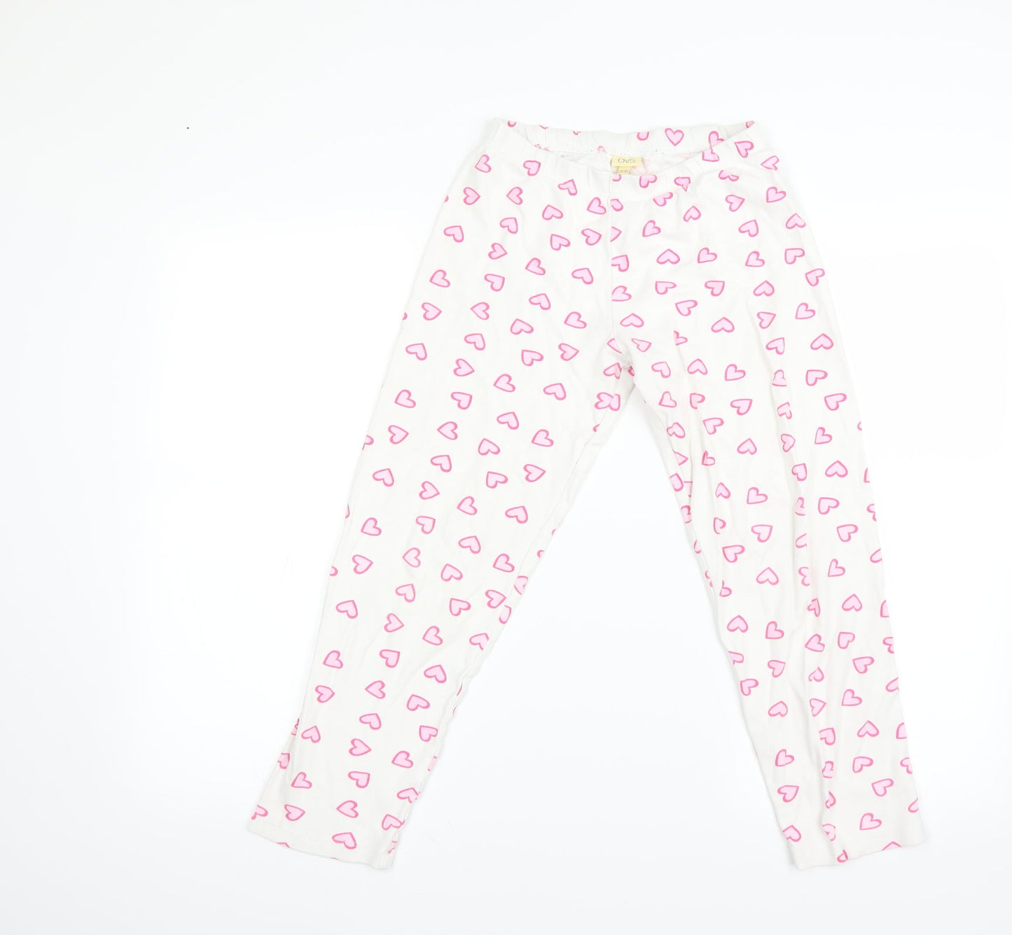 OVS Girls White Polka Dot  Jegging Trousers Size 8-9 Years