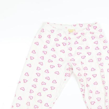 OVS Girls White Polka Dot  Jegging Trousers Size 8-9 Years