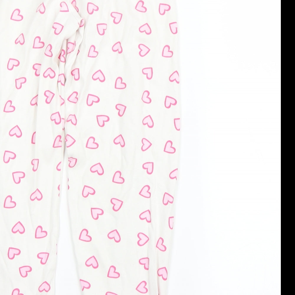 OVS Girls White Polka Dot  Jegging Trousers Size 8-9 Years