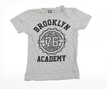 Primark Womens Grey   Basic T-Shirt Size 6