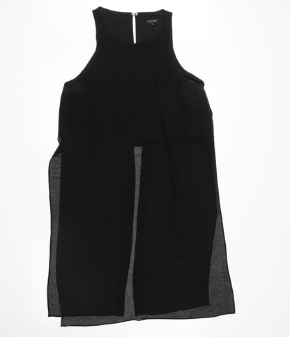 Womens UK Size 12 River Island Black Basic Blouse