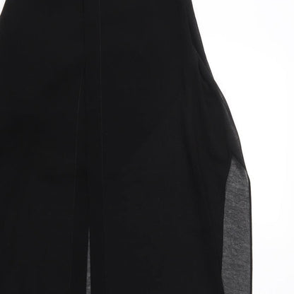 Womens UK Size 12 River Island Black Basic Blouse