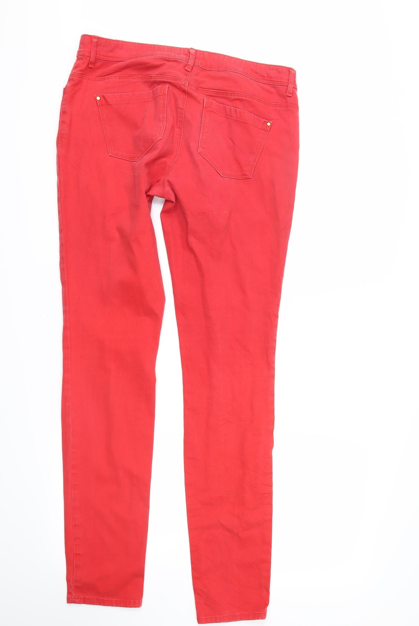 only blue forever Womens Red   Skinny Jeans Size 32 in L30 in