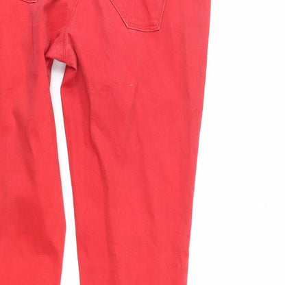 only blue forever Womens Red   Skinny Jeans Size 32 in L30 in