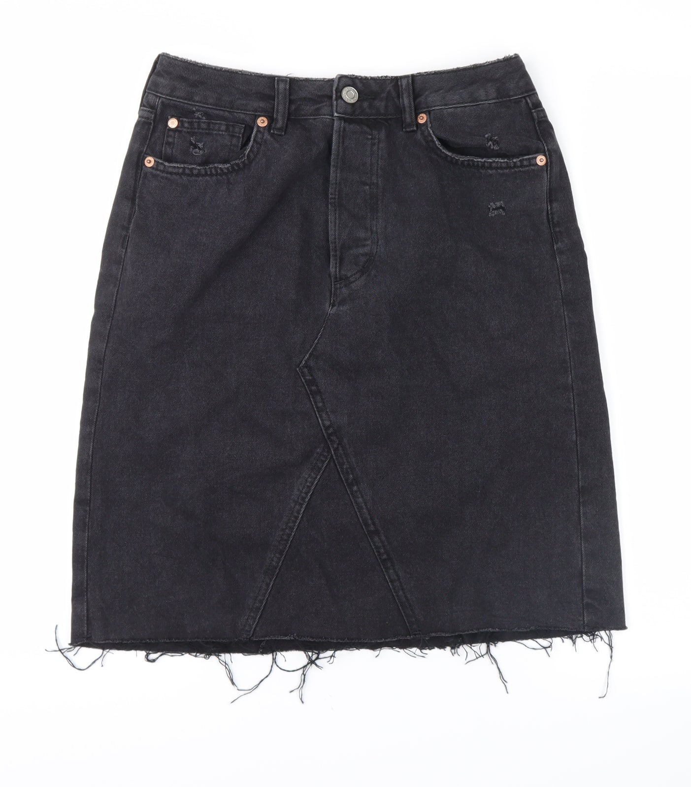 no brand Womens Black   Straight & Pencil Skirt Size 6