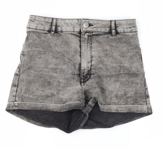 H&M Womens Grey   Mini Skirt Size 8