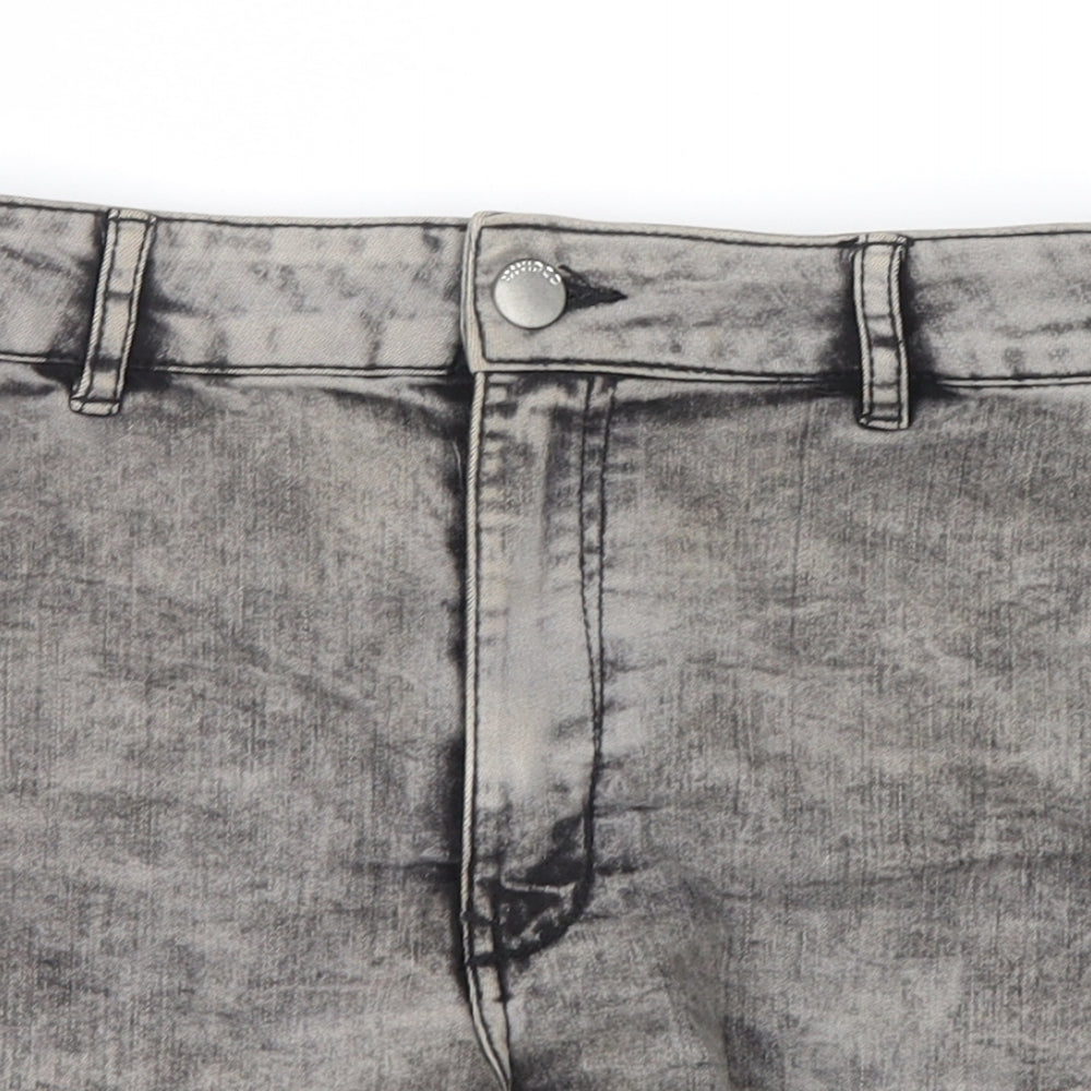 H&M Womens Grey   Mini Skirt Size 8