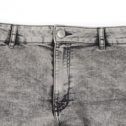 H&M Womens Grey   Mini Skirt Size 8