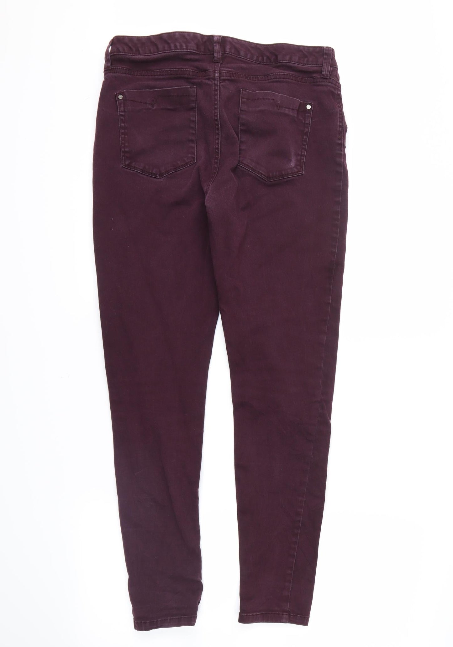 F&F Womens Purple   Skinny Jeans Size 10 L26 in