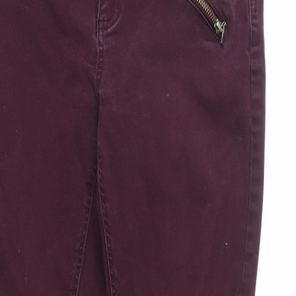 F&F Womens Purple   Skinny Jeans Size 10 L26 in