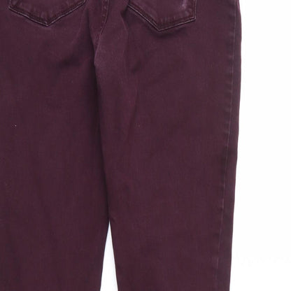 F&F Womens Purple   Skinny Jeans Size 10 L26 in
