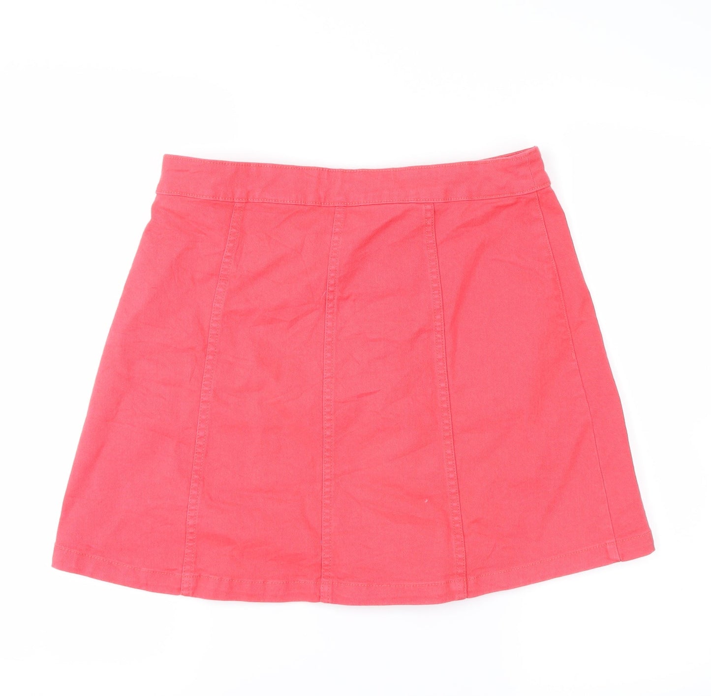 H&M Womens Red   Cargo Skirt Size 6