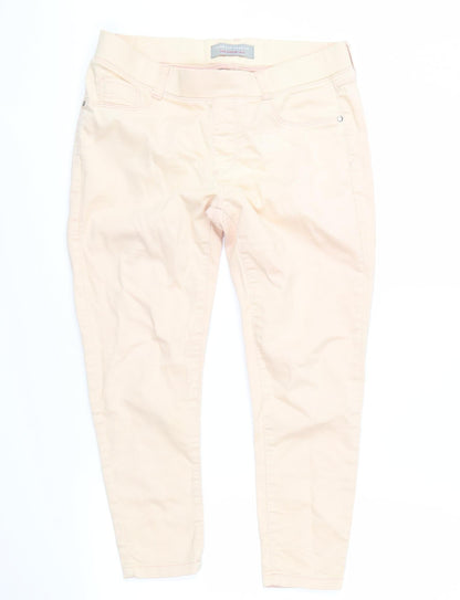 Dorothy Perkins Womens Pink  Denim Skinny Jeans Size 10 L22 in