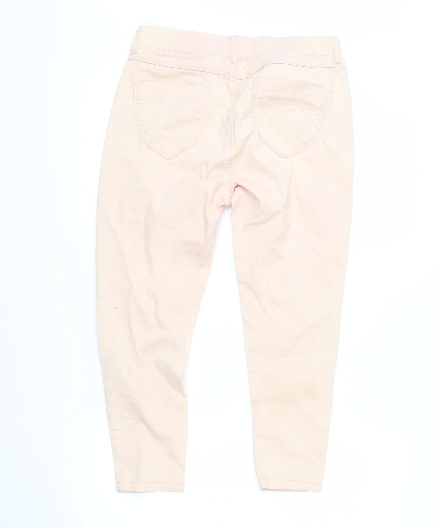 Dorothy Perkins Womens Pink  Denim Skinny Jeans Size 10 L22 in