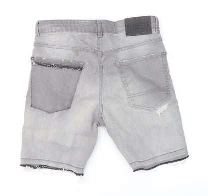 zara boys Mens Grey   Chino Shorts Size 27 in