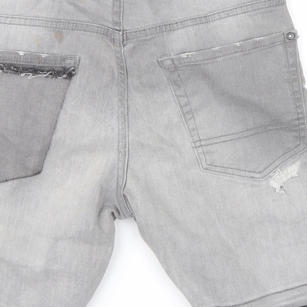 zara boys Mens Grey   Chino Shorts Size 27 in