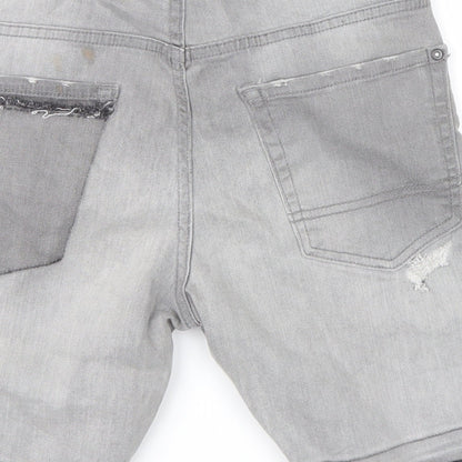 zara boys Mens Grey   Chino Shorts Size 27 in