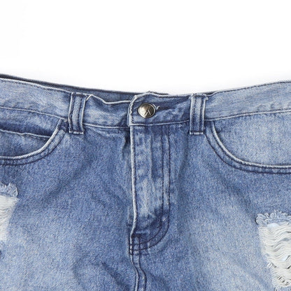 Womens UK Size 10 Missguided Regular Fit Hot Pants Shorts