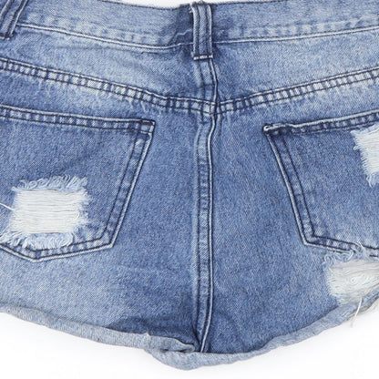 Womens UK Size 10 Missguided Regular Fit Hot Pants Shorts