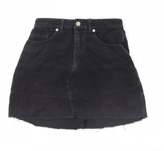 Pull&Bear Womens Black   Mini Skirt Size S