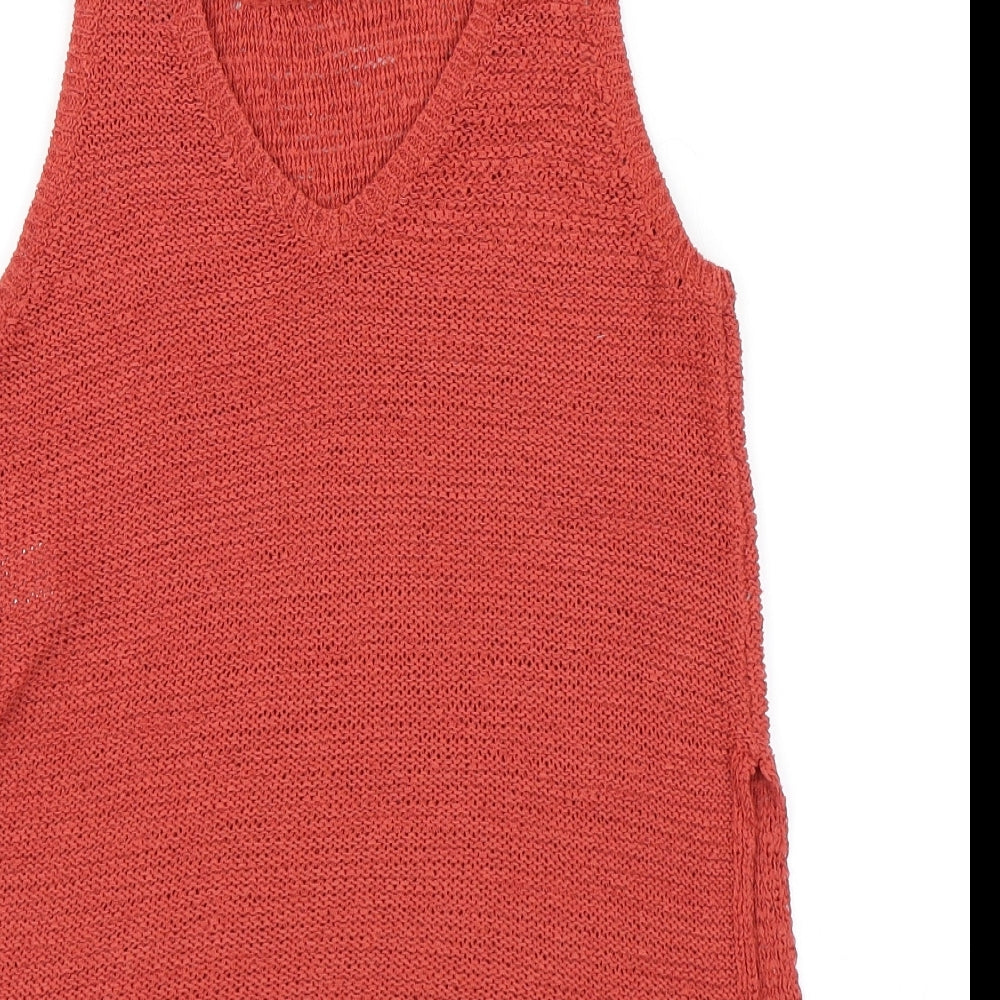 Newlook Womens Orange   Basic Tank Size 8