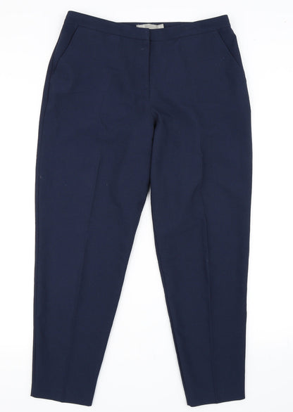 Womens UK Size 12 ASOS Regular Fit  Blue Trousers