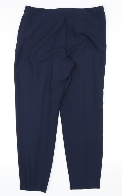 Womens UK Size 12 ASOS Regular Fit  Blue Trousers