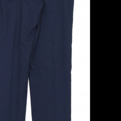 Womens UK Size 12 ASOS Regular Fit  Blue Trousers