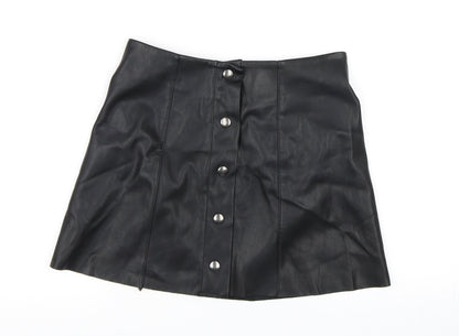 Brownie Womens Black   A-Line Skirt Size XS