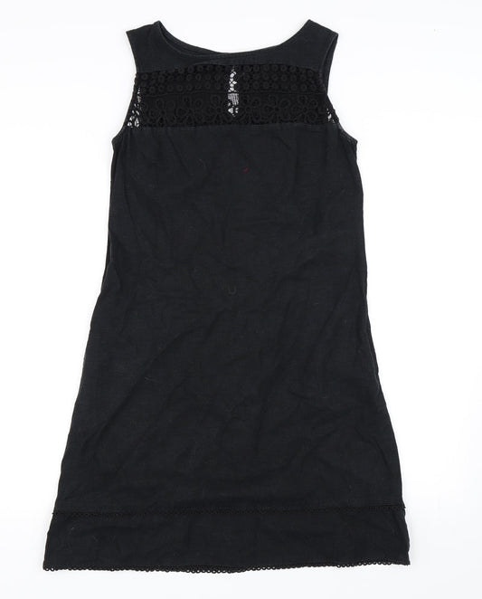 NEXT Womens Black   T-Shirt Dress  Size 8