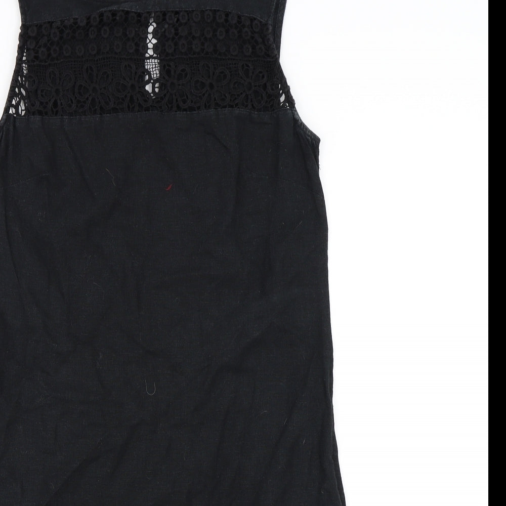NEXT Womens Black   T-Shirt Dress  Size 8