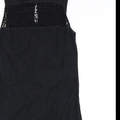 NEXT Womens Black   T-Shirt Dress  Size 8