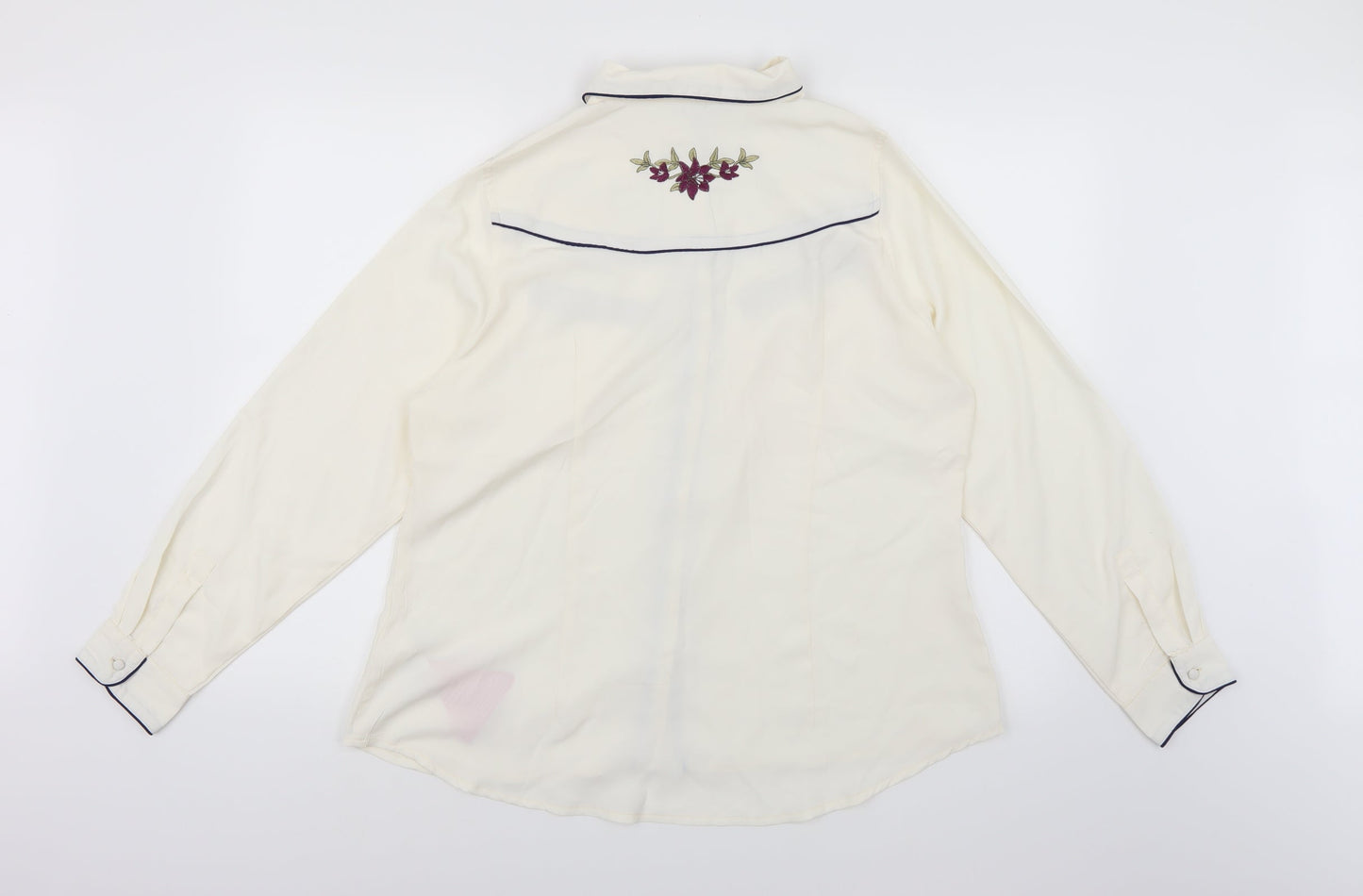 Womens UK Size 18 South White Basic Blouse