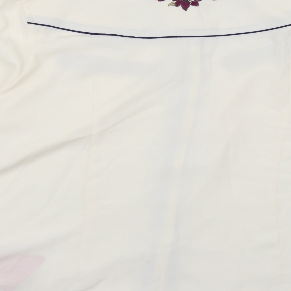 Womens UK Size 18 South White Basic Blouse