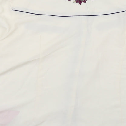 Womens UK Size 18 South White Basic Blouse