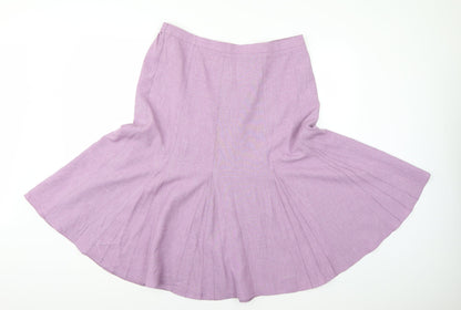 Womens UK Size 18 Special Collection Swing Rayon Skirt