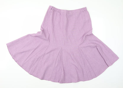Womens UK Size 18 Special Collection Swing Rayon Skirt