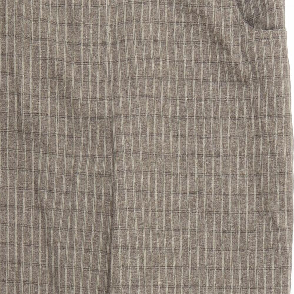 Womens UK Size 18 Essential Collection Regular Fit  Brown Trousers